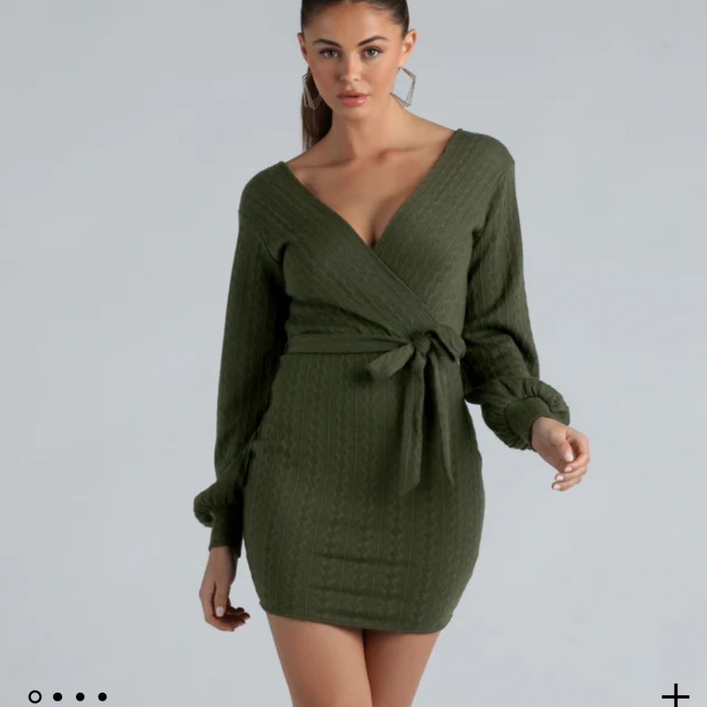 NWT Cable Knit Sweater Dress